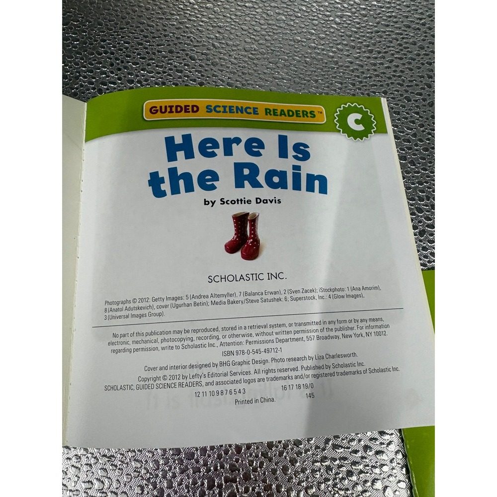 Scholastic Guided Science Readers Level C Desert Animals Here Is the Rain Books - Picture 4 of 5